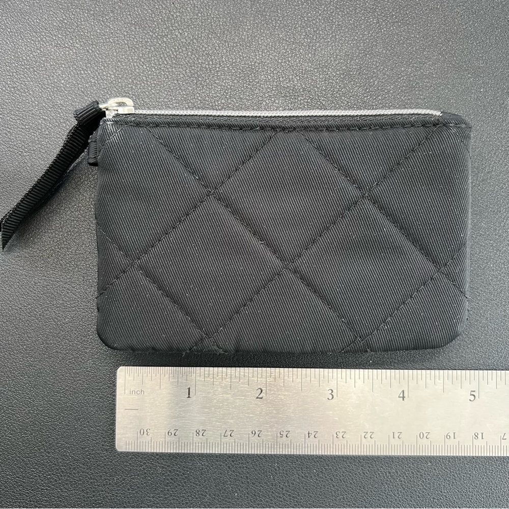 Vera Bradley Black Quilted Pouch